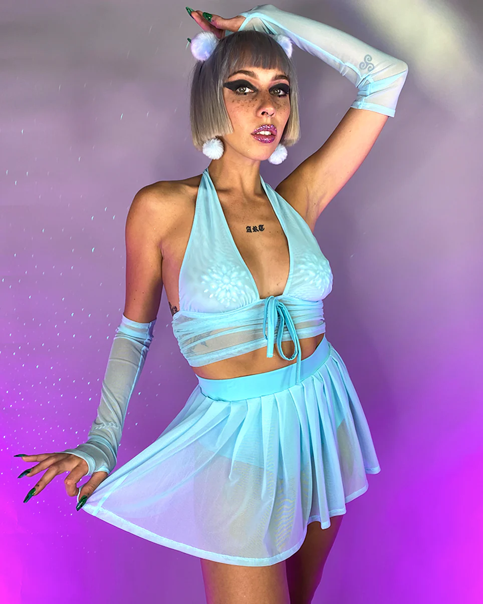 Y2K Doll Halter Crop Top - Image 9